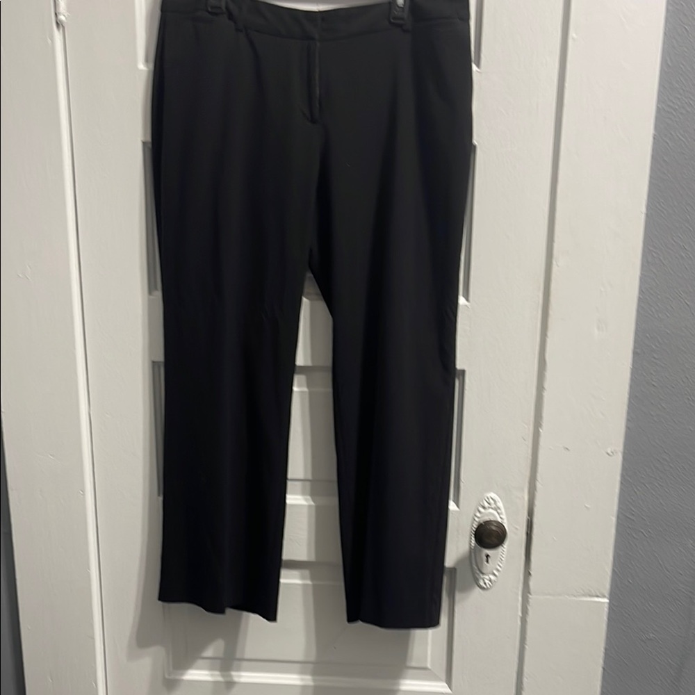 George Black and White Boot Cut Pants